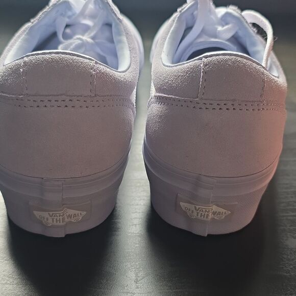 Vans Women's Ward Platform Mono Suede Shoe Lt. Blue Size 8.5 - Picture 3 of 9